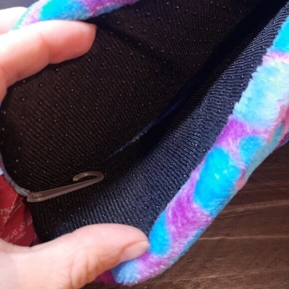 NEW Thermal Heart Print Cozy Winter Slipper Socks Knit Fleece Slip Resistant - Picture 2 of 6